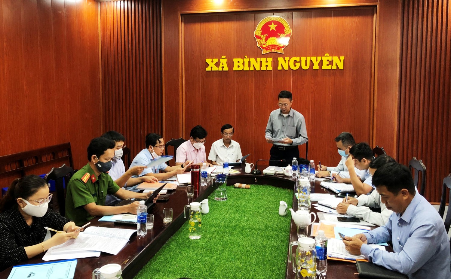 Ủy ban MTTQ Việt Nam huyện triển khai giám sát tại UBND xã Bình Nguyên về việc thực hiện pháp luật về tiếp công dân, giải quyết khiếu nại, tố cáo